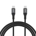 Dudao flätad USB-C till USB-C-kabel 60W 1,2 m med snabb laddnin