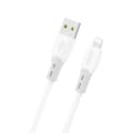 Dudao USB-Kabel 30W USB till Lightning 1m - Vit