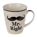Miniatyrbillede 2 af 5: Porcelænskrus - Mr Right & Mrs Always Right