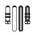 Miniatyrbillede 3 af 3: Silikone armbånd til Garmin Forerunner 220 / 735XT / 235 - Sort