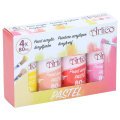 Miniatyrbillede 1 af 2: Artico Akrylmaling Pastel 80ml 4-pak - Gul/Pink