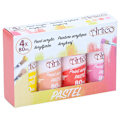Pikkukuva 1 / 2: Artico akryylimaali pastelli 80ml 4 kpl - keltainen/vaaleanpuna