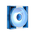 Miniatyrbillede 2 af 4: Darkflash DM8 Chassis Fan med ARGB 120mm - Hvid