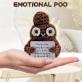 Miniatyrbillede 3 af 6: Strikket bunke af lort - Positive Poo