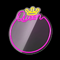 Miniatyrbild 2 av 4: LED Neon Spegel Belysning med dimmer - Queen