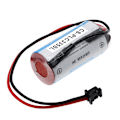 Miniatyrbild 1 av 2: Li-MnO2 batteri 1800mAh 3V till Mitsubishi/Sanyo CNC-system