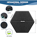 Miniatyrbild 3 av 5: Ljuddämpande hexagonpaneler i polyester, 12-pack