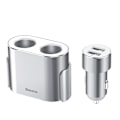 Miniatyrbillede 2 af 2: Splitter til cigaretudtag med 2x USB-A 3.1A