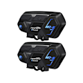 Miniatyrbillede 1 af 4: Intercom-headset til motorcykler med 2000 meters rækkevidde og