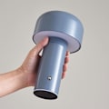 Miniatyrbillede 2 af 3: Batteridrevet LED-bordlampe - Grå, genopladelig