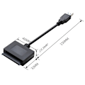 Pikkukuva 4 / 10: SATA-USB 3.0 -kaapeli 2,5" kiintolevylle, jossa on suuri siirto