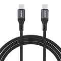 Dudao Flätad USB-C-Kabel 60W 2m - Svart