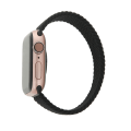 Miniatyrbillede 2 af 3: Elastisk armbånd til Apple Watch 42/44/45mm 135mm - Sort