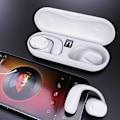Miniatyrbillede 2 af 2: Dudao U17H TWS Bluetooth Headset - Hvid