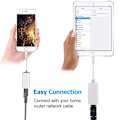 Pikkukuva 7 / 9: Lightning Ethernet-sovitin iPhone ja iPadille - iOS 14:lle ja a