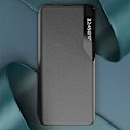 Miniatyrbillede 2 af 2: Kunstlæderetui med stativ til Samsung Galaxy S24 - Sort