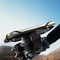 Miniatyrbild 3 av 5: Mobilhållare för styre med 360° rotation och stötdämpning