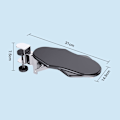 Miniatyrbillede 4 af 4: Armlæn til skrivebord