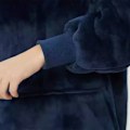Miniatyrbillede 5 af 6: Oversized hoodie - Marineblå 120cm