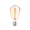 Pikkukuva 1 / 3: Forever LED-lamppu hehkulanka E27 ST64 4W 230V 2000K 250lm 4W 2