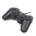 Miniatyrbillede 2 af 3: Gembird Dual Vibration Kablet controller til PC - Sort