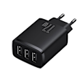 Pikkukuva 2 / 4: Baseus seinälaturi 3 USB-portilla 17w - musta