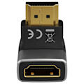 Pikkukuva 2 / 3: Goobay Angled HDMI-sovitin 8K 60Hz 270° kullatuilla liittimillä