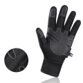 Miniatyrbillede 3 af 5: Varme sportshandsker med touch XL - Sort