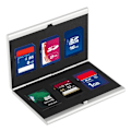 Miniatyrbillede 1 af 5: Memorycard-etui 6XSDHC