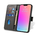 Miniatyrbillede 2 af 4: Pungetui med stativ til Samsung A55 - Sort