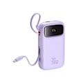 Pikkukuva 2 / 3: Baseus QPow 2 Powerbank 30W 20000mAh 2xUSB-C:llä - violetti - L