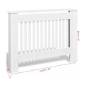 Miniatyrbillede 4 af 4: Radiatorskjuler 111x82x19