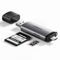 Miniatyrbillede 2 af 3: Ugreen Hukommelseskortlæser til SD / microSD med USB 3.0 / USB-