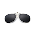 Miniatyrbild 1 av 4: Clip-on Aviator Solglasögon - Svart färg
