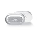 Miniatyrbillede 1 af 3: Forverer LED-vækkeur med natlys - hvid