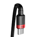 Miniatyrbild 2 av 4: Baseus Cafule PD USB-C - USB-C 100W 5A 2 m Röd/Svart