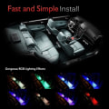 Miniatyrbild 10 av 10: 4st LED-remsor till bilinredning