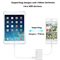 Miniatyrbild 7 av 10: Lightning till Minneskortläsare + USB & Lightning