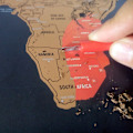 Miniatyrbillede 3 af 9: Scratch map verdenskort