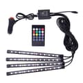 LED-list för bil - 48 st LED med RGB & fjärrkontroll