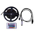 Miniatyrbild 3 av 7: Led Slinga 5050 USB rgb färg Remote 24knappars - 3 meter Vatten