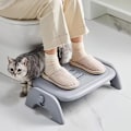 Miniatyrbillede 2 af 3: Sort drejelig fodstøtte for ergonomisk komfort