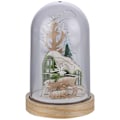 Miniatyrbillede 2 af 2: Snekugle med LED-belysning i juledesign