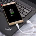 Miniatyrbillede 6 af 6: Kort USB-kabel 3.1 Type-C  i kraftigt nylonstof