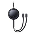 Baseus Bright Mirror Series 2i1 USB-C-kabel med utdragbar kabel