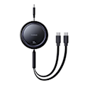 Miniatyrbild 1 av 2: Baseus Bright Mirror Series 2i1 USB-C-kabel med utdragbar kabel