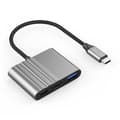 3-i-1 USB-C-adapter til opladning og billedoverførsel