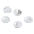 Miniatyrbild 1 av 4: Goobay Kabelhållare Vit 5-pack
