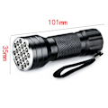 Miniatyrbillede 6 af 9: UV 21 LED 395NM ultraviolet lommelygte - opdager urin fra hunde