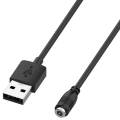 Miniatyrbillede 3 af 4: Ladekabel til Casio WSD-F20 - USB 1m - Sort